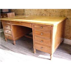 1 9-drawer wooden oak desk by Jasper Office Furniture (32)