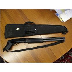 12-gauge shot gun (riot gun) by Mossberg serial #K075934 with soft case (36)