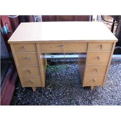 1 9-drawer small wooden desk (36)