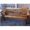 Image 1 : 1 very nice long wooden bench (36)