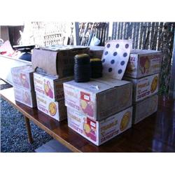 Large lot of clay pigeons- over 1,200 count (36)