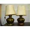 Image 1 : Pair of brass lamps (24)