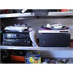 1 Yamaha 5-disc CD player model #CDC506 with remote and manual; 1 Yamaha AM/FM tuner model #TX492 wi