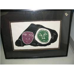 Cape Dorsett style Eskimo print done in 1968 size 10"x17-1/2" (500)