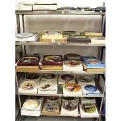 41 collector's plates- mini Norman Rockwells, Christmas plates, etc. (30)