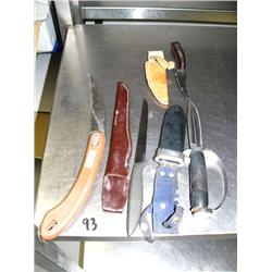 Lot of 4 hunting knives (36)