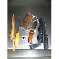 Lot of 3 hunting knives (36)