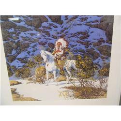 CHOICE OF 2 prints: "Eagle Heart" by Bev Doolittle signed and numbered (39)