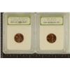 Image 1 : 2 SLABBED LINCOLN CENTS: 2009-D FORMATIVE YEARS