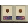 Image 2 : 2 SLABBED LINCOLN CENTS: 2009-D FORMATIVE YEARS