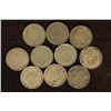 Image 1 : 10 NETHERLANDS SILVER 10 CENT COINS: 2-1918, 2-