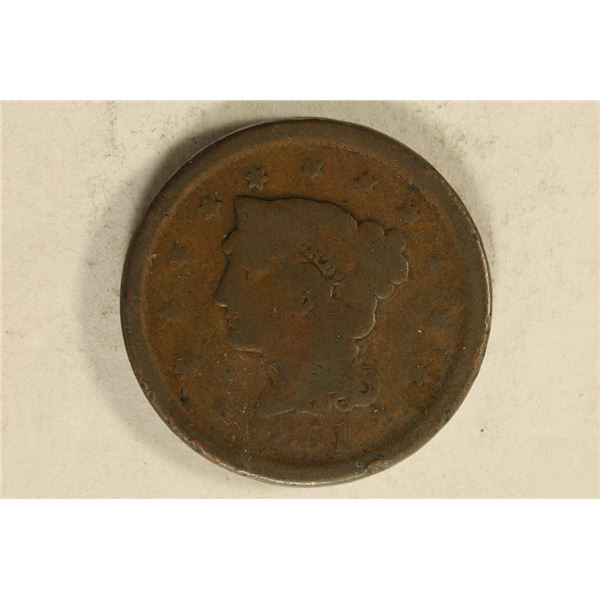 1861 US LARGE CENT