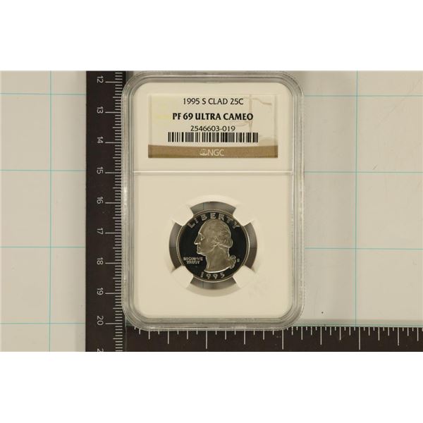 1995-S WASHINGTON QUARTER NGC PF69 ULTRA CAMEO