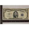 Image 1 : 1953 US $5 SILVER CERTIFICATE BLUE SEAL