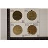 Image 2 : 4-MILITARY MEDALS ALL 1 1/2'', DEPT. OF THE ARMY,