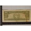 Image 2 : 1949 CUBA 20 PESO BILL SOME STAINING ON REVERSE