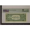 Image 2 : 1957 US $1 SILVER CERTIFICATE PMG 65 GEM UNC