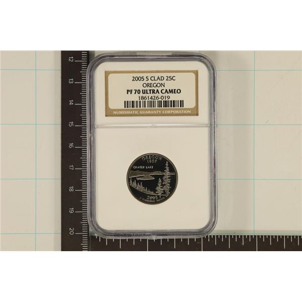 2005-S OREGON QUARTER NGC PF70 ULTRA CAMEO