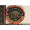 Image 2 : $5 GOLDEN NUGGET CASINO CHIP.1996-50TH ANNIVERSARY