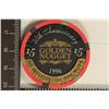 Image 2 : $5 GOLDEN NUGGET CASINO CHIP.1996-50TH ANNIVERSARY