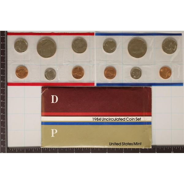 1984 US MINT SET (UNC) P & D (WITH ENVELOPE)