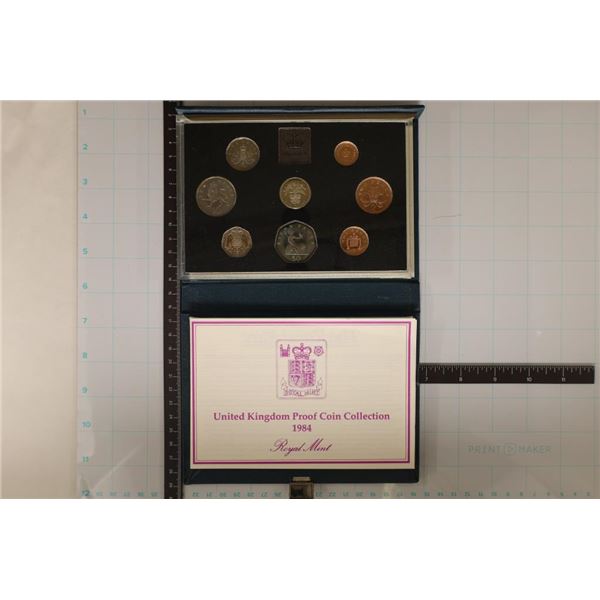 1984 UNITED KINGDOM 8 COIN PF SET