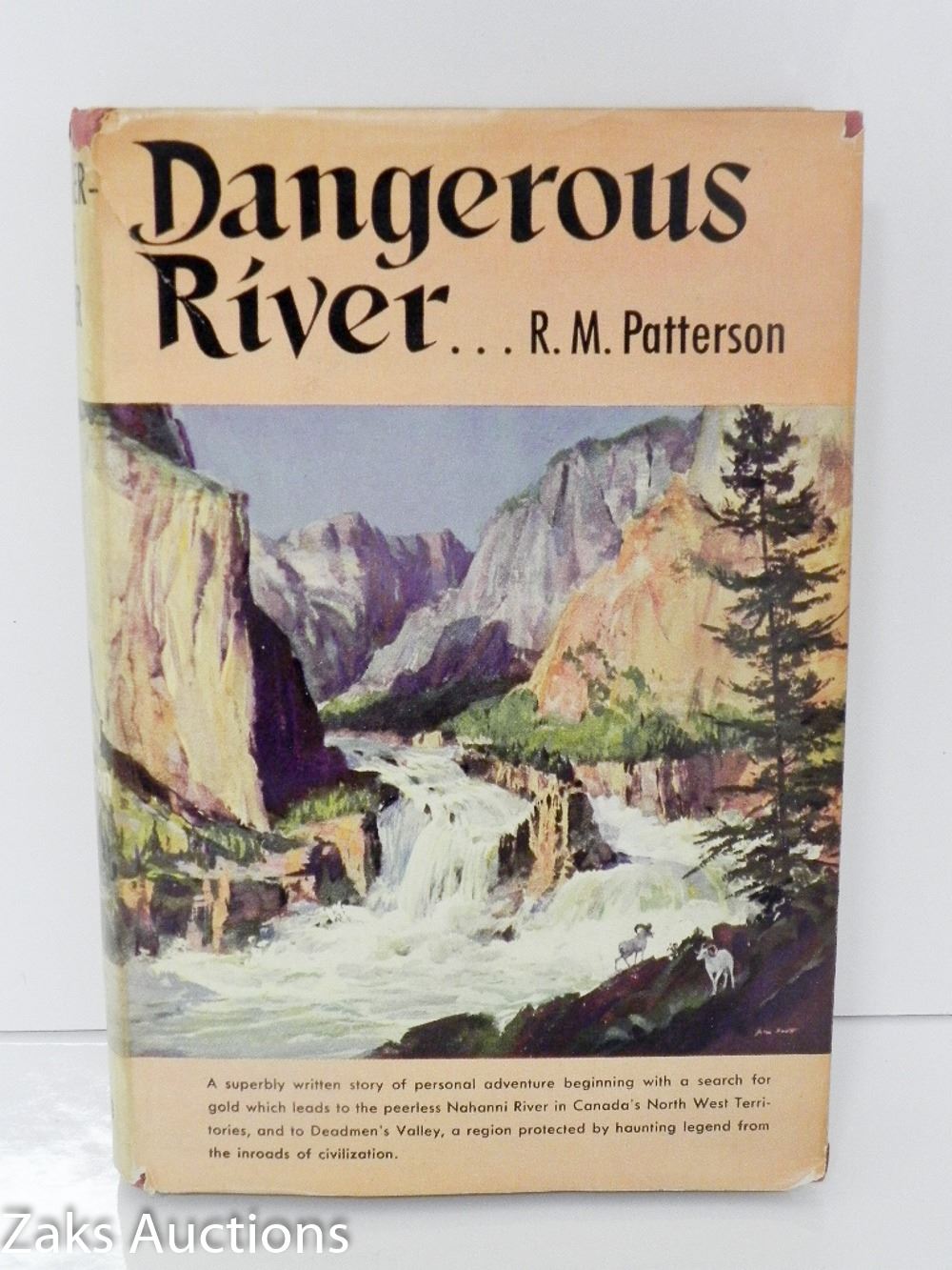 Rm Patterson 1954 DANGEROUS RIVER (+ NEWSPAPER CLIPPING)- R. M. PATTERSON