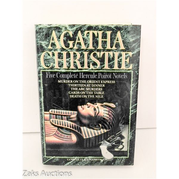 1980 FIVE COMPETE HERCULEPOIROT NOVELS - AGATHA CHRISTIE