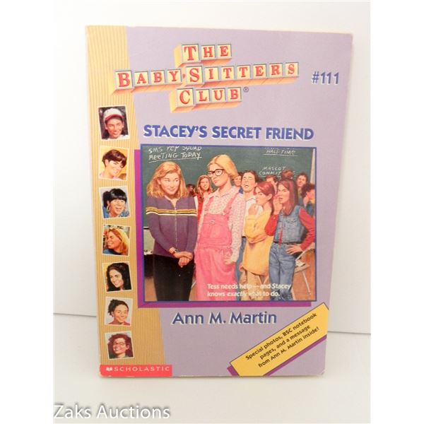 1997 STACEY'S SECRET FRIEND - ANN M. MARTIN