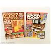 Image 1 : LOT OF 2 PRIZE WINNING WOOD PROJECTS MAGAZINES (1988 + 1995)