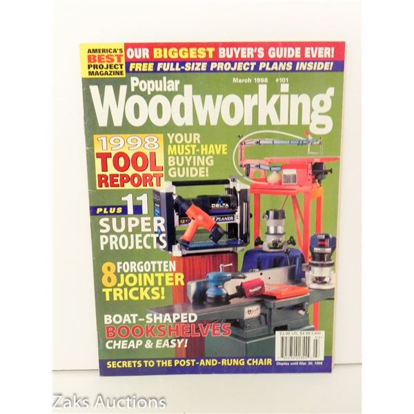 MARCH 1998 POPULAR WOODWORKING MAGAZINE