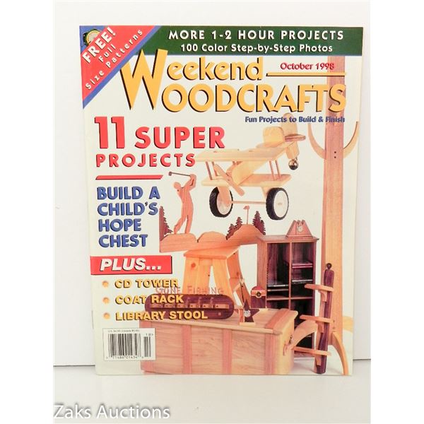 OCTOBER 1998 WEEKEND WOODCRAFTS MAGAZINE