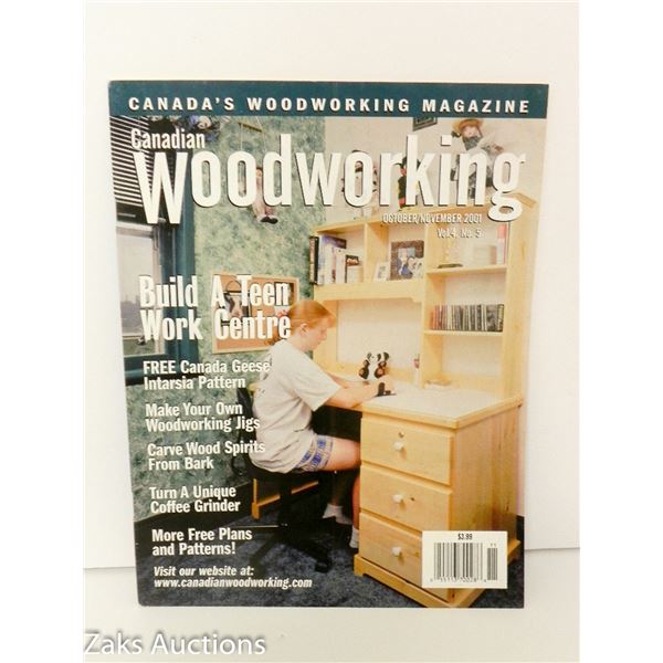 OCTOBER/NOVEMBER 2001 CANADIAN WOODWORKING MAGAZINE