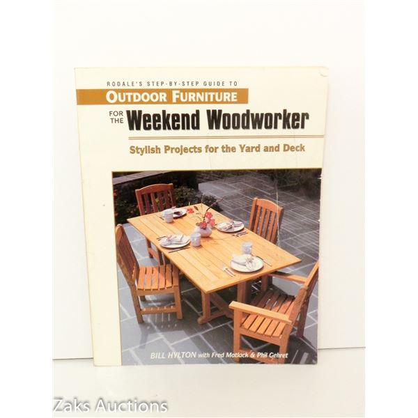 1995 RODALE'S STEP-BY-STEP OUTDOOR FUNRITURE FOR THE WEEKEND WOODWORKER-  FRANK ROHRBACH