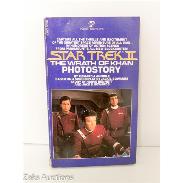 1982 STAR TREK II: THE WRATH OF KHAN PHOTOSTORY - RICHARD J. ANOBILE