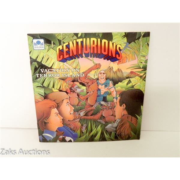 1986 CENTURIONS: VACATION ON TERROR ISLAND - GOLDEN BOOK