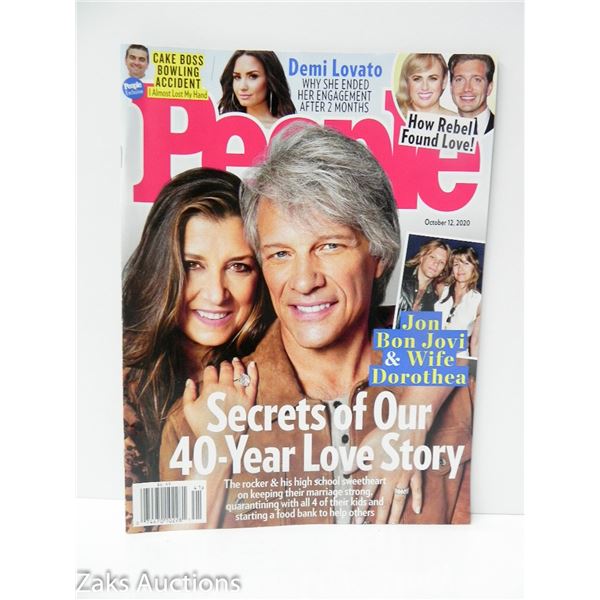 OCTOBER 2020 SECRETS OF OUR 40-YEAR LOVE STORY: JON BON JOVI & WIFE DOROTHEA - PEOPLE MAGAZINE