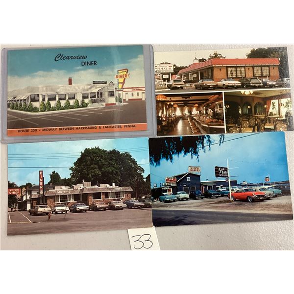 Diners 14 Postcards