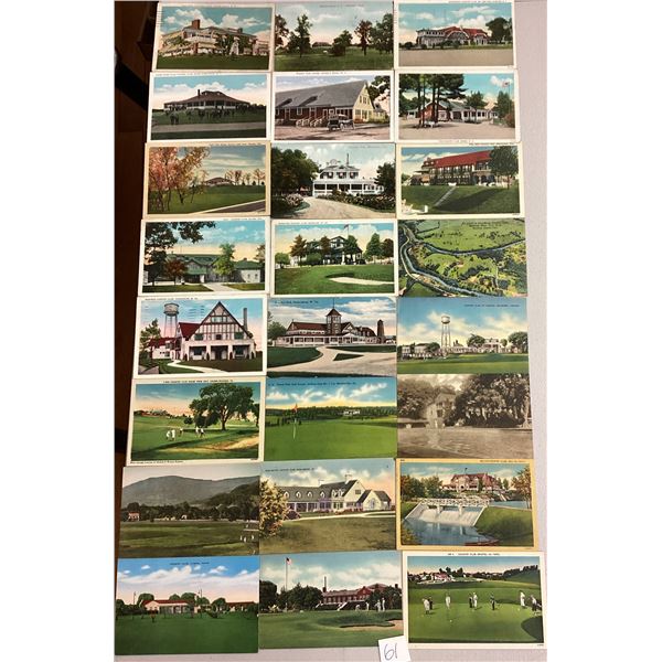 Country Club - Golf Courses Approx. 70 Postcards