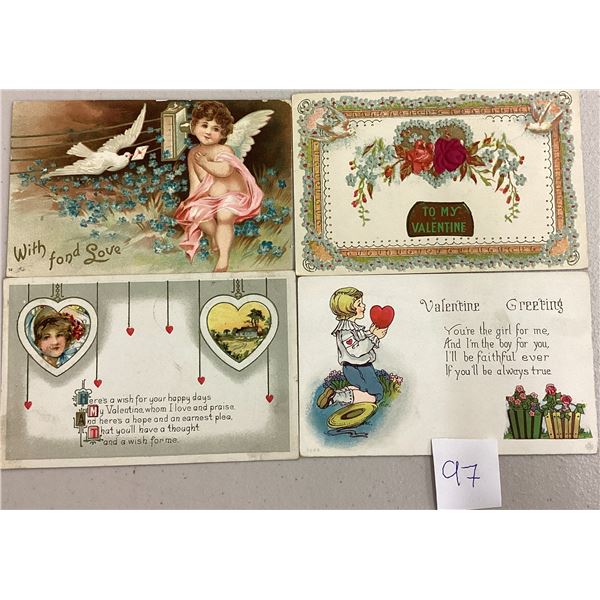 Valentine's Day Holiday Greeting Postcards Approx. 70