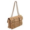 Image 3 : Chanel Beige Suede Leather Reissue Chocolate Bar Shoulder Bag