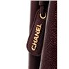 Image 6 : Chanel Vintage Burgundy Caviar Leather CC Turn Lock Shoulder Bag