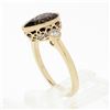 Image 7 : 18K Rose Gold 3.36 ctw Pear Smoky Topaz Solitaire Diamond Accents Open Work Ring