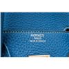 Image 8 : Hermes Blue Hydra Clemence Leather Birkin 35 Satchel Bag