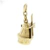 Image 4 : Vintage 14k Gold Collectible Windmill Structure w/ Spinning Fan Charm Pendant