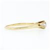 Image 5 : Antique Victorian 14k Gold 0.36 ctw Old Mine Cut Diamond Solitaire Engagement Ri