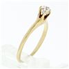 Image 9 : Antique Victorian 14k Gold 0.36 ctw Old Mine Cut Diamond Solitaire Engagement Ri