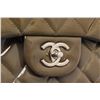 Image 5 : Chanel Double Shoulder Bag Gray Patent Leather