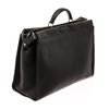 Image 4 : Fendi Black Leather Peekaboo Medium Tote Bag