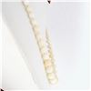 Image 7 : Antique Graduated White Angel Skin Coral Necklace & 14K Gold Hand Engraved Clasp